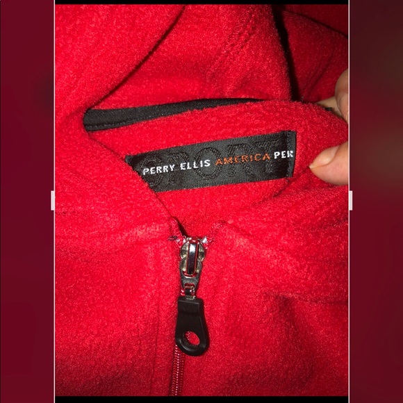 Men’s large Perry Ellis America fleece jacket - Picture 3 of 9